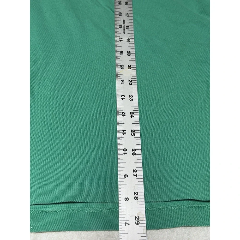 Polo Ralph Lauren Classic Fit Mesh Polo Shirt Mens XL Green Blue White TipCollar